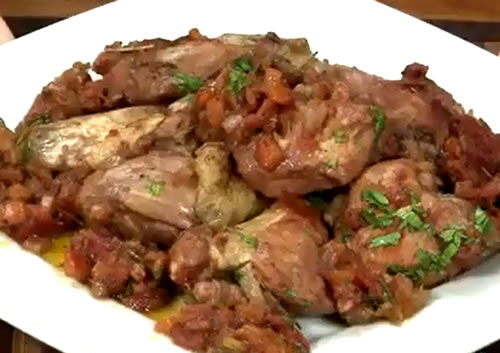Conejo a la Cortijera (Cocina Española – Andalucía)